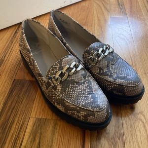 Fergie Snake Loafers